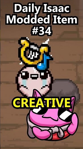Use MUSIC To Change Your Stats with this Isaac Item (Daily Modded Item #34) #gaming #isaacrepentance