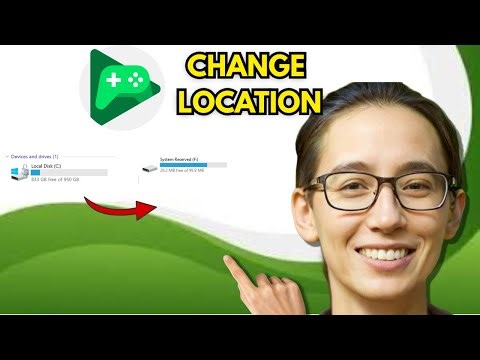 How To change Install Location On Google Play Games PC (2025!)