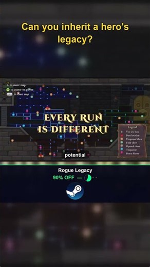 Rogue Legacy 90% Off — Inherit Hero's Legacy