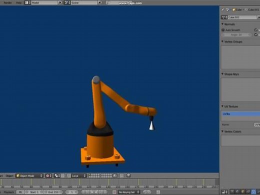 Blender iTaSC IK solver realtime action in the GameEngine