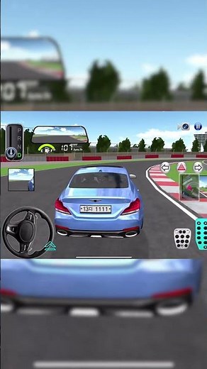 Learning Driving in 3D Driving Class Game 😱🚗 #shorts
