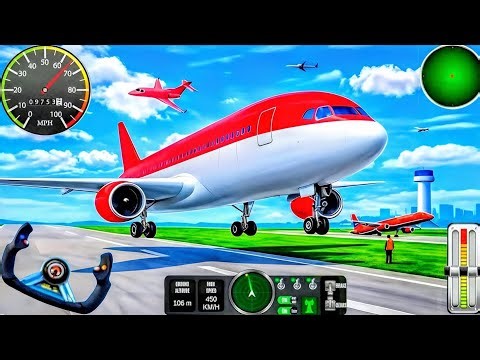 Flight✈️Airplane City Pilot Gameplay 2026 Realistic City Airport Landing & Takeoff Android Gameplay