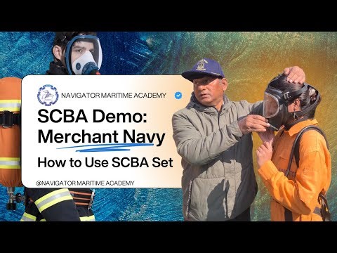 SCBA Complete Tutorial | How to Use SCBA Set || SCBA Demo: Merchant Navy #youtube #youtubevideo