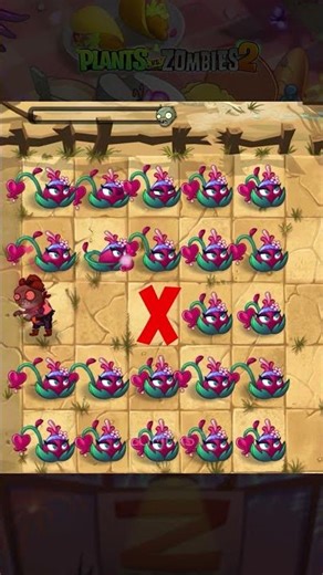 PvZ 2 instant Power - 25 Plants Power up Vs Zombie Imp with 50K HP #shorts #pvz2 #youtubeshorts