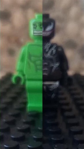 LEGO Minecraft showdown#hulk vs venom #shorts