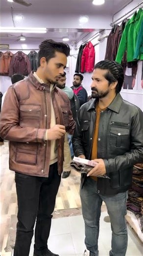 Original Leather jacket with cheap price order now 9927316139