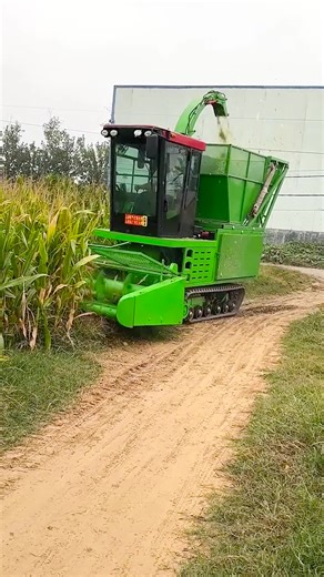 ‏Silage harvester, storing feed#TikTok #Silage harvester#storing feed