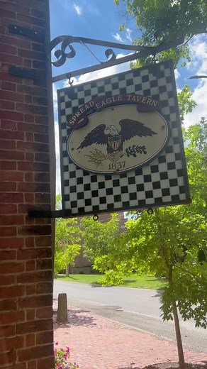 #spreadeagletavern This historic inn and restaurant was originally built in 1837 in the Federalist style by masons of the canal boom. Today, the restaurant serves exceptional lunch and dinner in its original atmosphere. When you enter this gem of a restaurant, you'll feel like no time has passed since the mid-1800s. Upscale American dishes crafted with fresh and local ingredients, to ensure that each entree is memorable and delicious. Plus, the menu is always changing, so you never know what spe