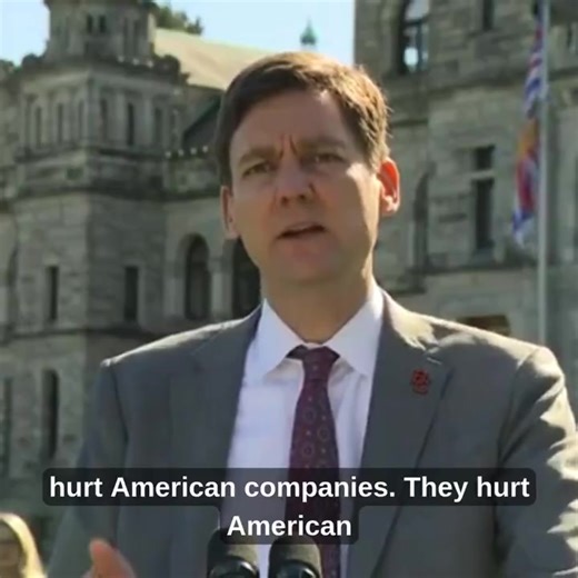 British Columbia Premier David Eby announced BC will pass legislation allowing it to tax U.S. trucks driving through Canada to Alaska, as Canada ramps up retaliation against President Trump's illegal tariffs and heinous threats of annexation. Eby says Trump supporters need to "understand how pissed off we are". | Meanwhile in Canada