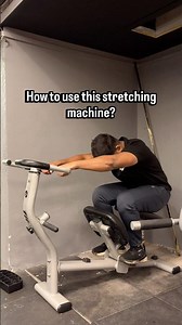 How to use this stretching machine?