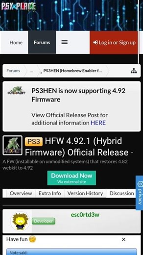 Cara Update Ps3 Hen 4.92.1 menggunakan ps3xploit.me