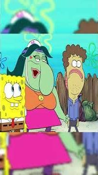 SpongeBob gently kissed the worm. The next second, it turned back into a fish. #foryou #spongebob
