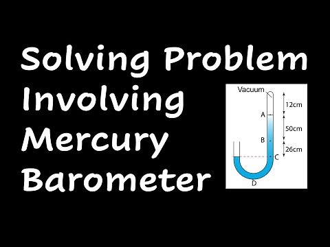 Solving Problem Involving Mercury Barometer | Pressure