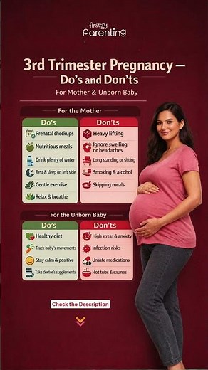 3rd Trimester Pregnancy – Do’s and Don’ts For Mother & Unborn Baby