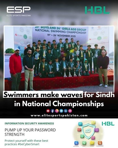 ✨ Sindh’s young swimmers shine bright!