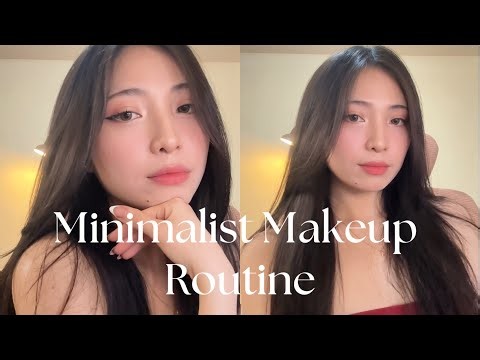 My minimalist makeup routine | Using my entire makeup collection 🌷🦢