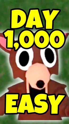 EASY DAY 1000 GLITCH in 99 NIGHTS IN THE FOREST, Day 99 & Day 500 #roblox