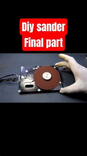 diy sander final part #sanders #diy #harddrive