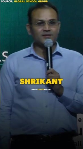 How Srikant help to choose me in team #cricket #indiancricketer #sehwag #srikanth #podcast #bcci