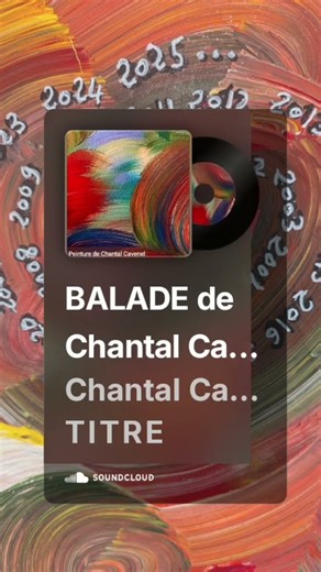 "Balade" peinture musicale #painting #artist #musique