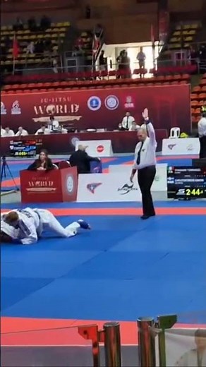 Kimon Christoforidis winning the semifinal in World Championships in Thailand #jujutsu #martialarts