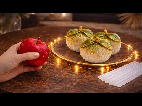 Amazing apple and hot glue tricks - DIY ideas! 🍎