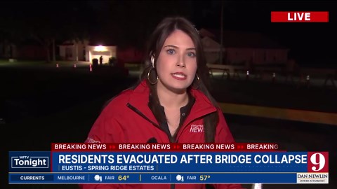 Residents evacuated after bridge collapse in Lake County neighborhood