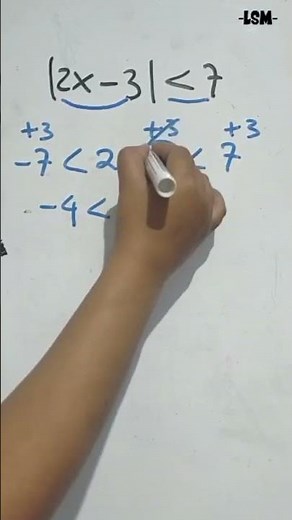Pertidaksamaan Nilai Mutlak. #contohsoalmatematika #nilaimutlak #pertidaksamaannilaimutlak