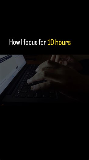 How I Focus For 10 Hours Straight (No Motivation Needed)