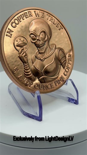 This 5oz Copper Alien Round Is Out of This World 👽 | Area 51 Bullion