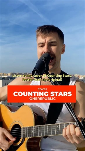 Counting Stars (Cover) - OneRepublic – An acoustic version #shorts #music #coversong
