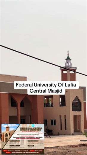 Exploring the Central Masjid at Federal University of Lafia