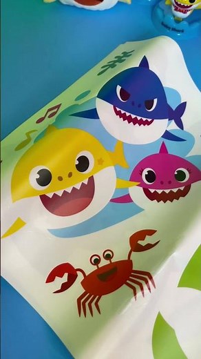 Baby Shark Toy! New Baby Shark Stickers | Pinkfong Official