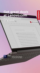 Tech made for flexes and finals. Shop student deals at Lenovo.com. | Lenovo | Facebook
