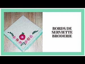 Comment broder à la main les bords de vos projets? Le point de bordure noué / Débutants en broderie