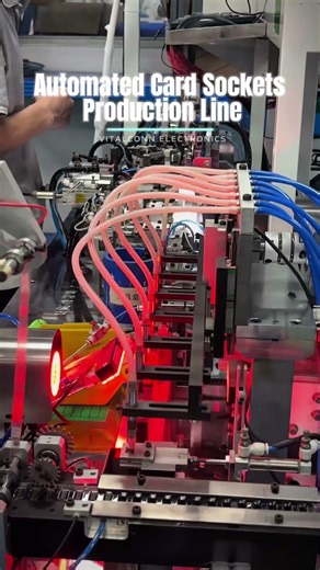 Ever wondered how our precision card socket connectors are made at lightning speed? #cardsocket