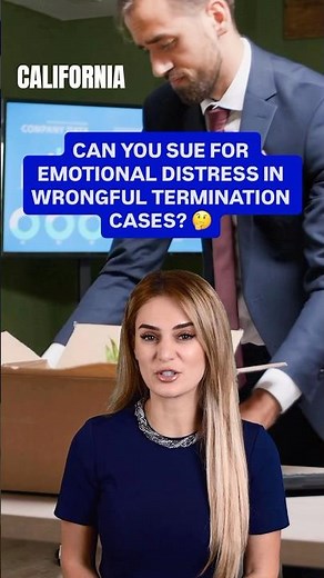 Can you sue for emotional distress in wrongful termination cases?