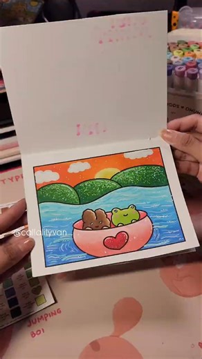 🧡 boat ride #coloring #colorwithme #coloringclub #valentines