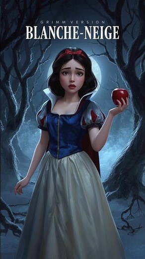 Blanche-Neige (Version Grimm) | Le Conte Original Sombre 🖤🍎 #blancheneige #princesse #conte #Grimms