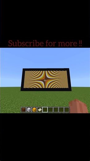 Sand Depth Illusion Map in Minecraft | Easy Tutorial #Shorts #minecraft