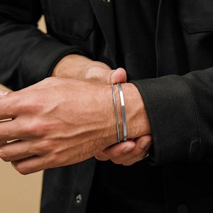 Classic Men's Gold Chain Bracelet Set, Men's Cuff Bracelet, Men's Bangle Bracelet, Men's Gift, Gift for Father's Day Valentine's Day - Etsy