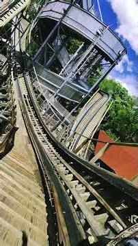 Zambezi Zinger GCI Wooden Hybrid Coaster At Worlds of Fun Kansas City Missouri #rollercoaster
