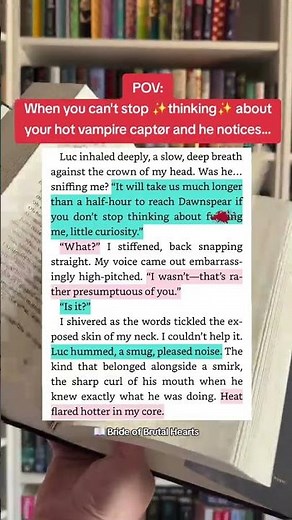POV: When you can't stop thinking about your hot vampire captor... | #vampireromance #bookquotes