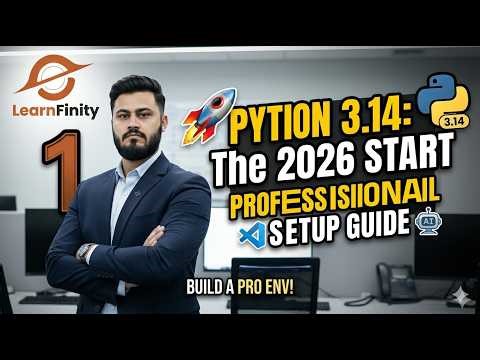 Learn Python 3.14 in 2026: Complete Setup & Tools (Video #1)