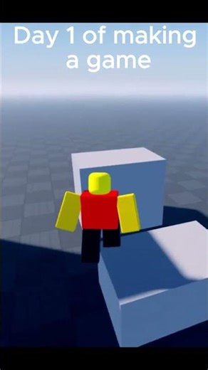 Day 1 making a platformer game #roblox #robloxstudio