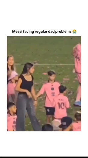 unique vives on Instagram: "​⚽ Lionel Messi: The Dad Files ​🎬 Name: "Messi Facing Regular Dad Problems" (Viral Clip) ​☀️ Genre: Real Life / Sports / Comedy ​⏳ Clip Length: 16 Seconds ​🌟 Real Life Rating: 10/10 (For relatability) ​☀️ Cast: Lionel Messi, Antonela Roccuzzo (wife), and their sons: Thiago, Mateo, and Ciro. ​🎥 Explanation: ​The video captures a relatable moment following an Inter Miami match. While Messi is a global superstar on the pitch, he’s just a "regular dad" off it. In the c