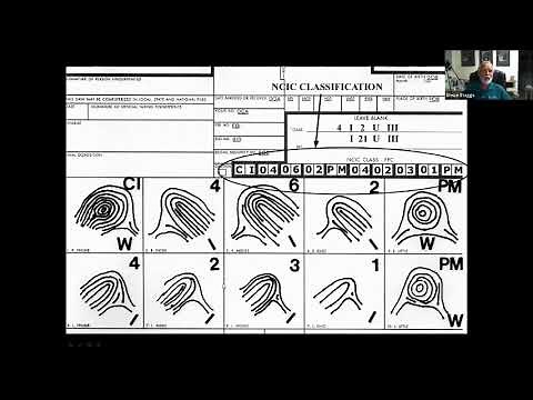 Fingerprint Classification Part 3: The NCIC Classification System