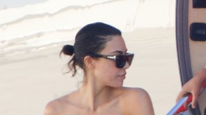 Kim Kardashian exposes natural hair without wigs or extensions at airport