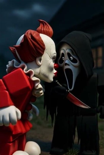 PENNYWISE vs GHOSTFACE in ROBLOX! 🎈🔪 (SCARIEST DUO EVER) #funny #viral #roblox