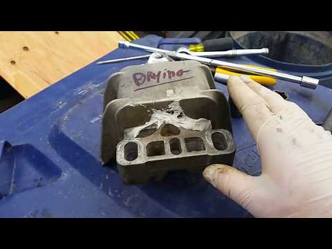 MK4 volkswagen engine mount support replace. how to fix stripped bolt or bracket